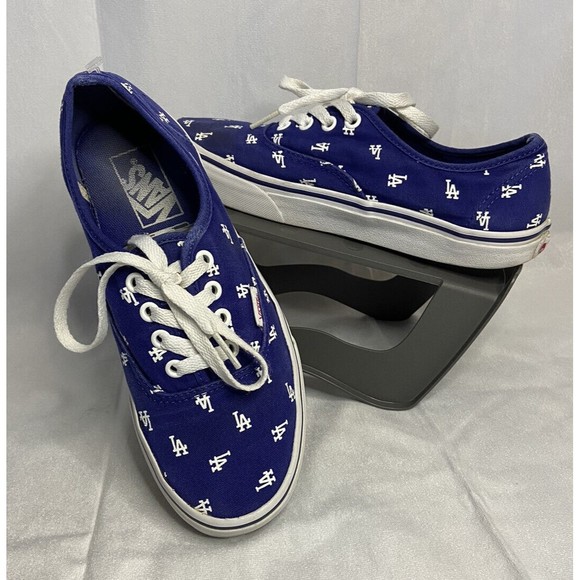 Vans Shoes - Vans Authentic Original MLB Los Angeles LA Dodgers Blue Mens Size 6 Women 7.5 US